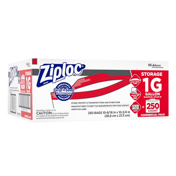 SC Johnson Professional® Ziploc® Bags, 1GL Box of 250