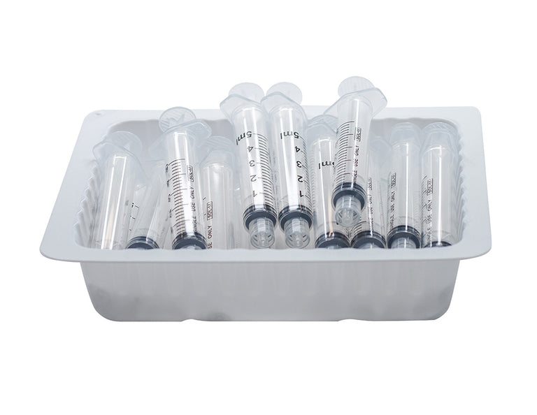 SOL-M 5ml Luer Lock Syringe Sterile Convenience Tray