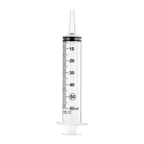 SOL-M 3-Piece Catheter Tip Syringe, 60ml