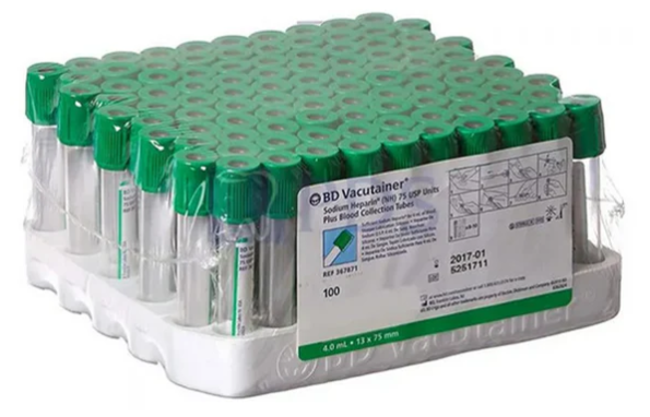 BD 367871 Vacutainer® Plus Plasma Tube, Sodium Heparin 4ml