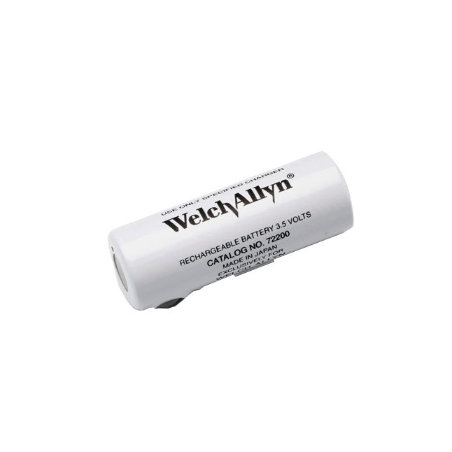 Welch Allyn 72200 Rechargeable Battery, Black Lettering, 3.5V