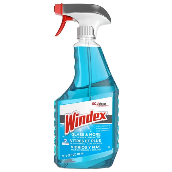 Windex® Glass & Multi-Surface Cleaner, 946ml Bottle, Case of 8