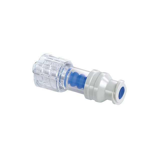 BD SmartSite 2000E is a pressure-rated needle-free connector on white background