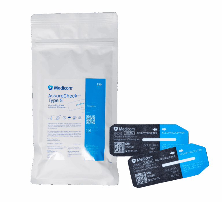 Medicom AssureCheck™ Type 5 Steam Chemical Integrators ST0005 | Box of 250
