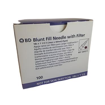 BD 305211 Nokor™ Blunt Filter Needle 18g x 1.5