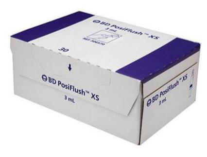 3ml BD PosiFlush™ XS Saline Filled Flush Syringe