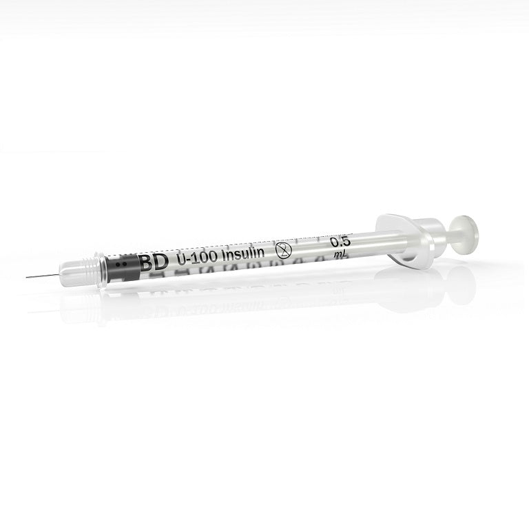 0.5ml x 31G x 6mm BD Insulin Syringes with BD Ultra-Fine Needle