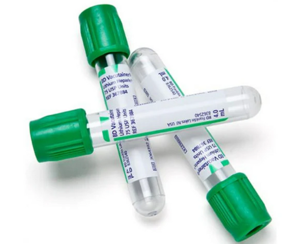 BD 367884 Vacutainer Lithium Heparin Plasma Tube 4.0ml