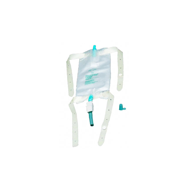 Bard DISPOZ-a-Bag 1501MF Leg Bag | 19 oz | Flip-Flo Valve & Anti-Reflux Valve  | Case of 50
