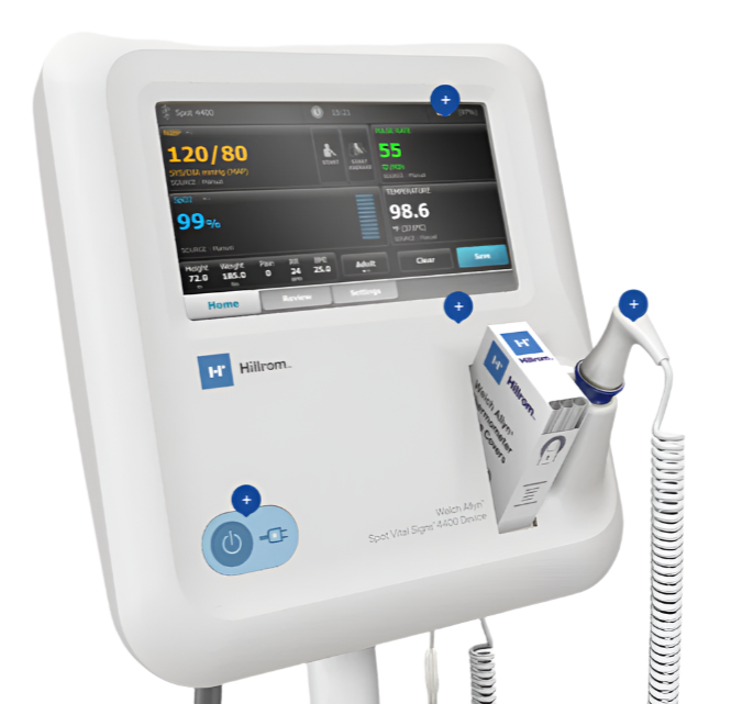 Connex Spot Vital Signs 4400 w/Nonin SP02 & SureTemp Thermometer