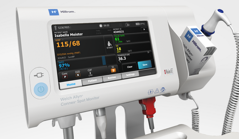 Connex Spot Monitor with SureBP NIBP, Nonin SPO2, SureTemp Plus Thermometer