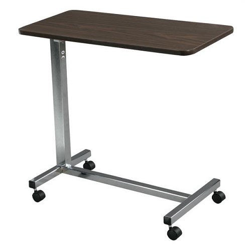 Drive Non-Tilt Overbed Table, Walnut Top