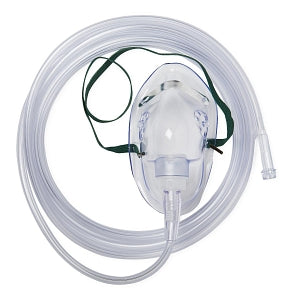 Adult Medium Concentration Mask with 7' Sure Flow Tubing Case of 50
