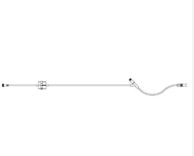 ICU Medical 20667-28 Macrobore Extension Set with Clave & 0.21 Filter | 18" | Case of 48