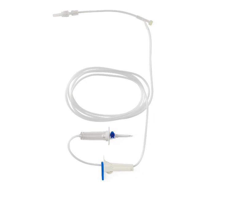 medline DYNDTA1530 iv set on white background