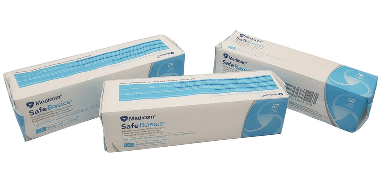 Medicom® SafeBasics® Non-Woven Sponges