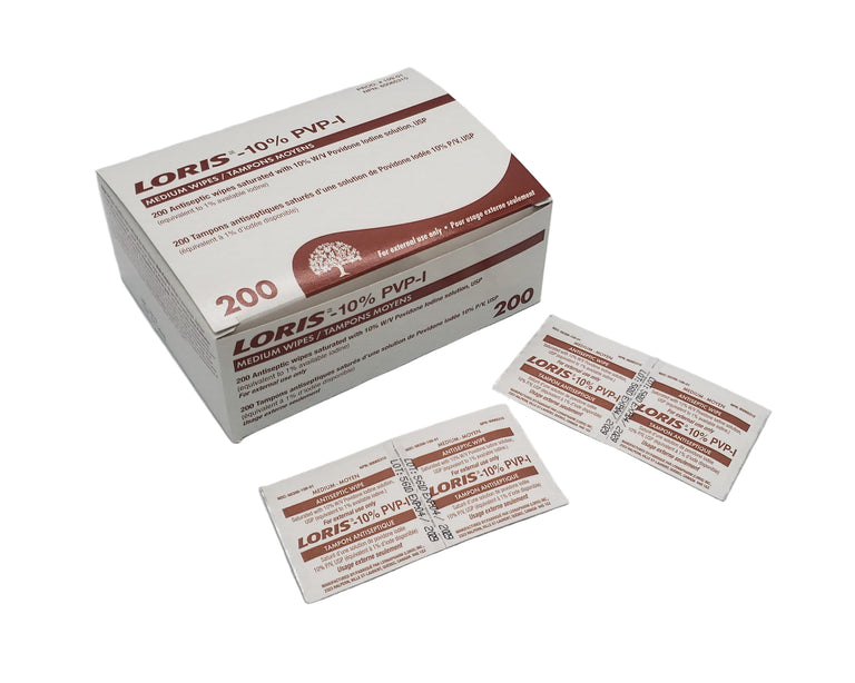 LORIS™ 10% W/V Povidine Iodine Swab Medium