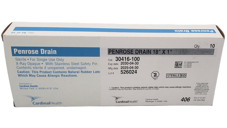 Cardinal Health™ Penrose Surgical Wound Drain 18