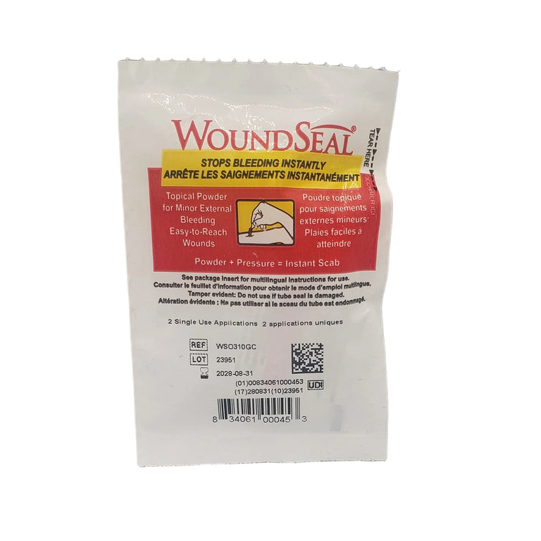 Topical Powder Container WOUNDSEAL Topical Powder 2-Pack