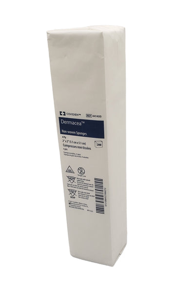 2" x 2" Non Woven Non-Sterile Covidien Gauze 200/Sleeve
