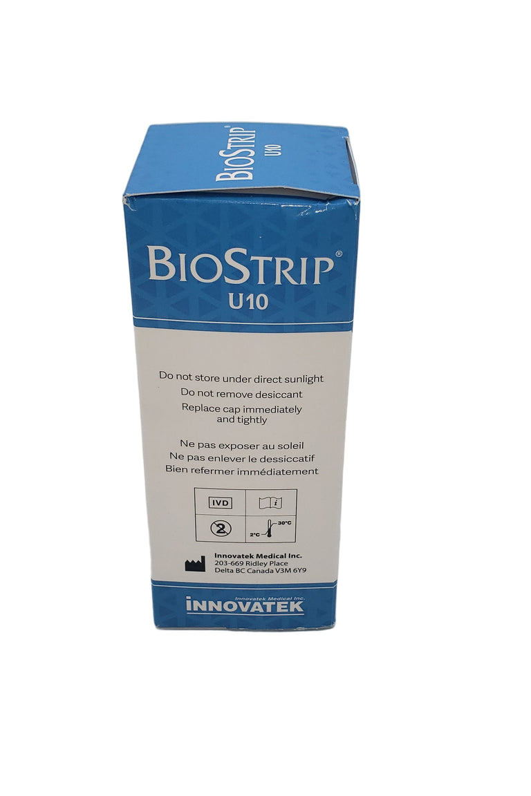 BioStrip Urinalysis 10 Parameter Test Strips