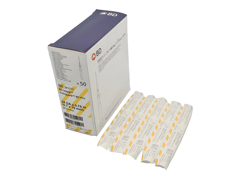 BD 381012 Insyte Autoguard BC Pro Catheter, 24G x 0.75