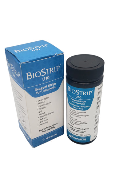 BioStrip Urinalysis 10 Parameter Test Strips