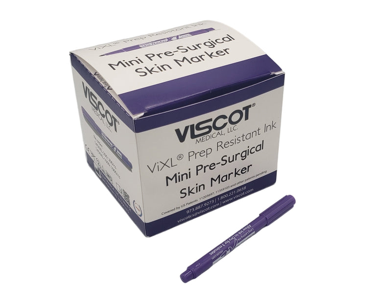 Viscot Mini XL Prep Resistant Skin Marker Regular Tip Box of 100