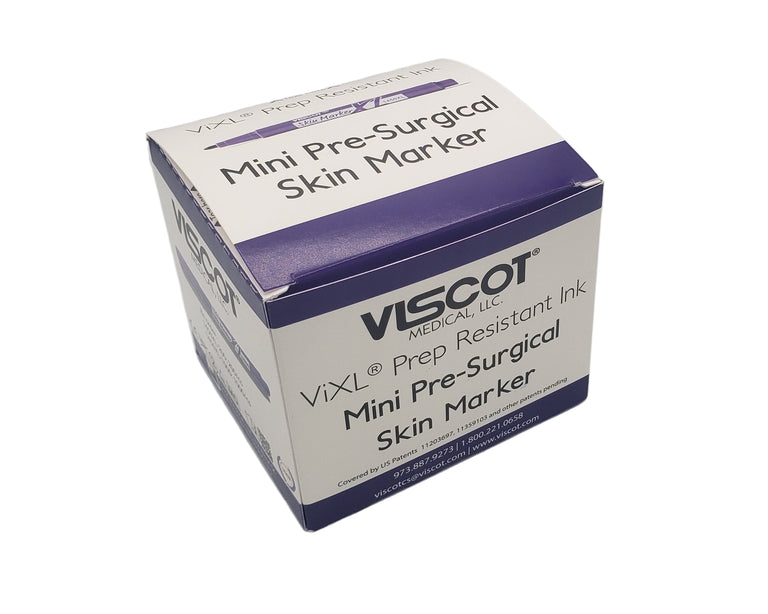 Viscot Mini XL Prep Resistant Skin Marker Regular Tip Box of 100