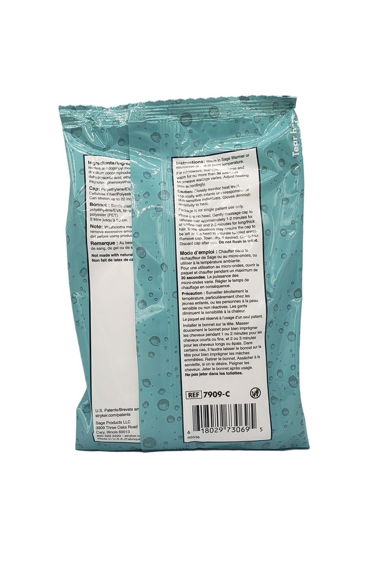 Sage Comfort® Shampoo Cap, Rinse Free