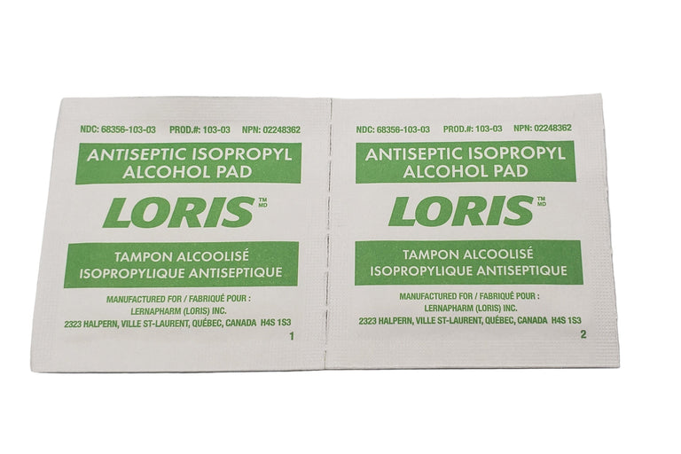 LORIS Alcohol Prep Pad Medium
