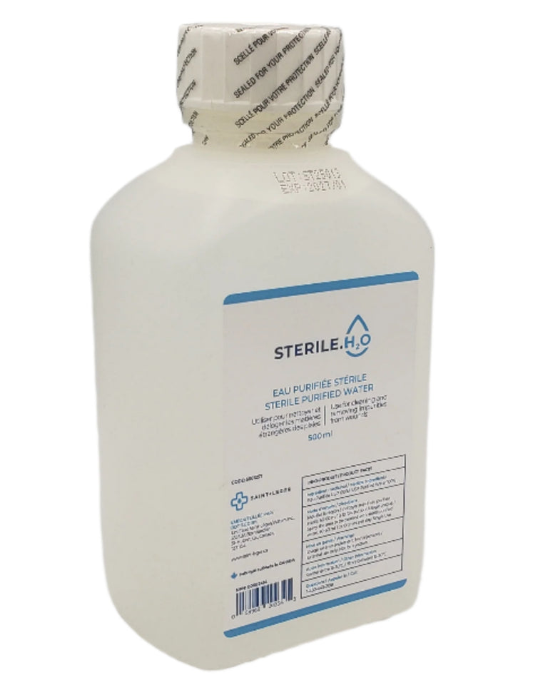 Sterile.H2O 500ML USP Sterile Water- Box of 12