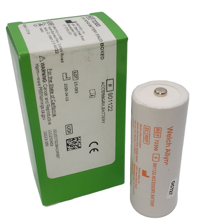 Welch Allyn 72300 Rechargeable Battery, Orange Lettering, 3.5V