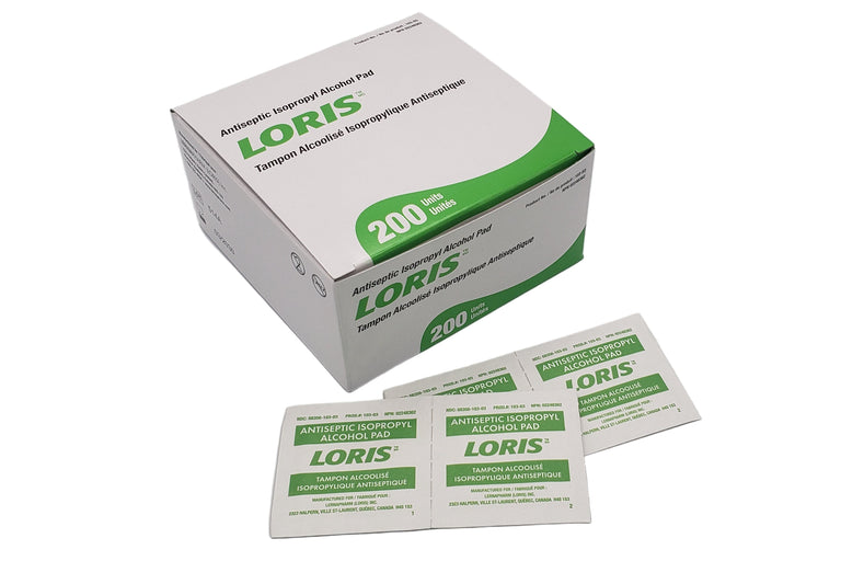 LORIS Alcohol Prep Pad Medium