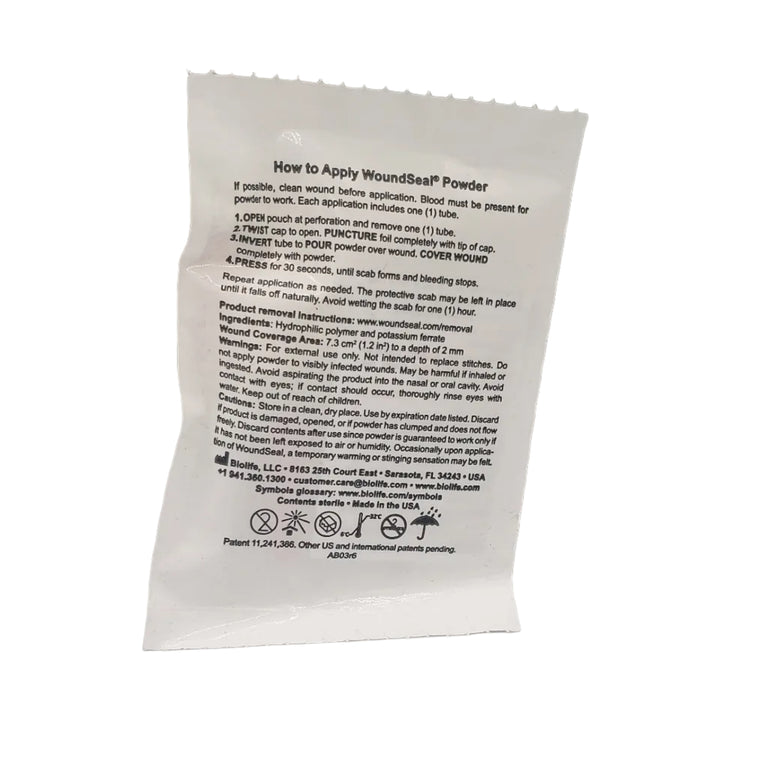 Topical Powder Container WOUNDSEAL Topical Powder 2-Pack