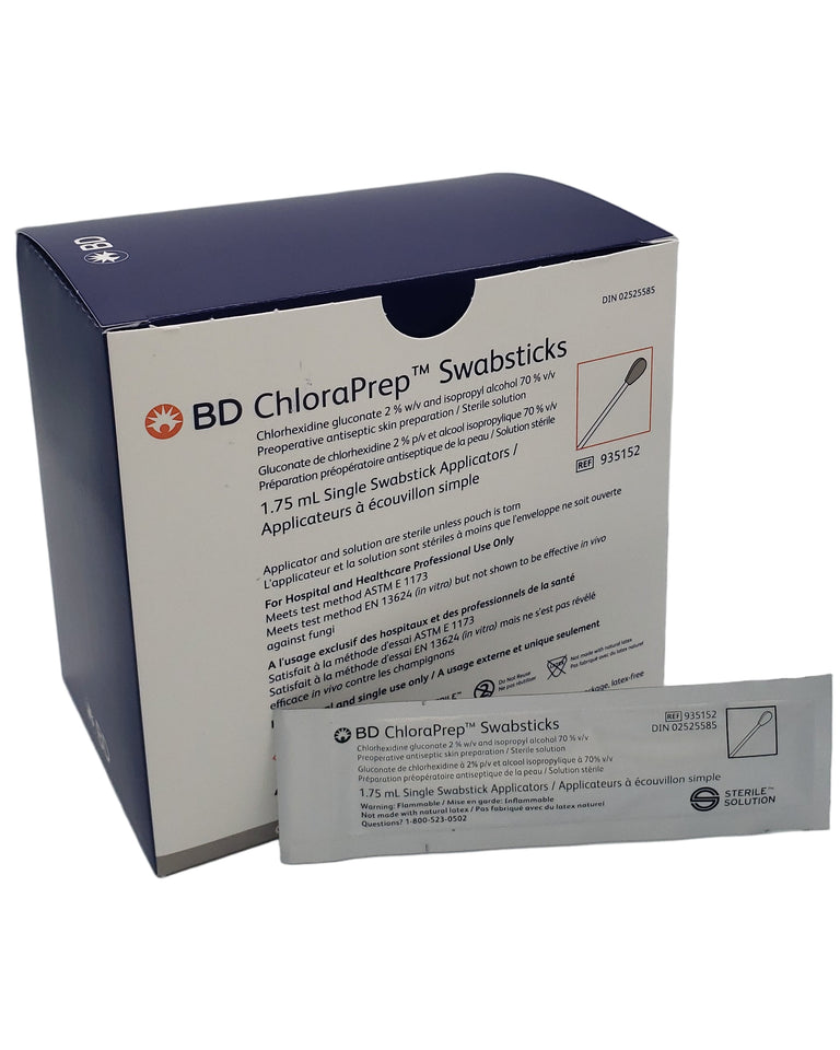 BD 935152 ChloraPrep® Swabstick with Sterile Solution, 1.75ml