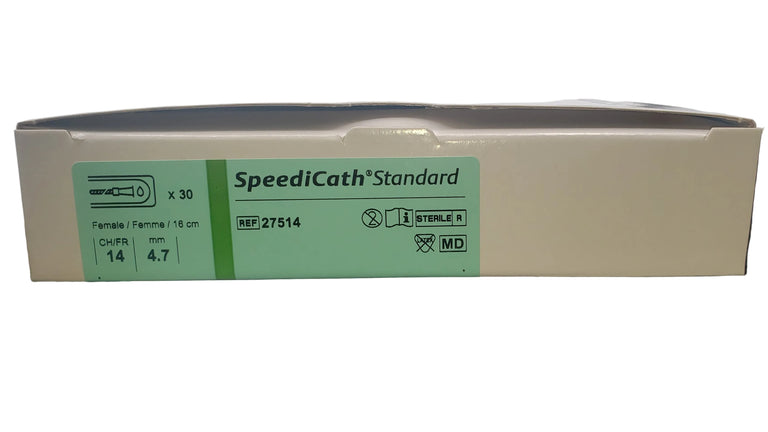 Coloplast SpeediCath Standard Intermittent Catheter Female 14 Fr | 27514 | Box of 30
