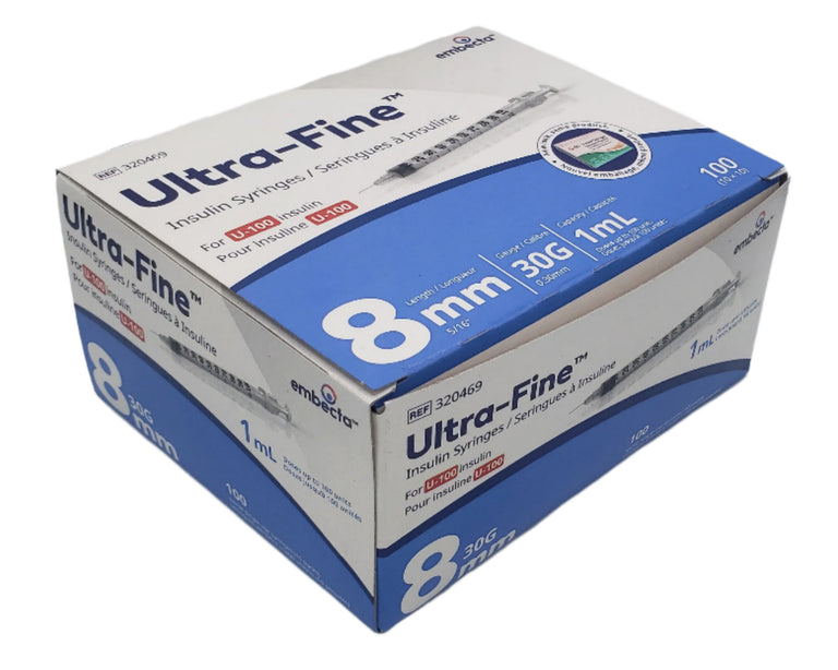 1ml x 30G x 8mm BD Insulin Syringes with BD Ultra-Fine Needle