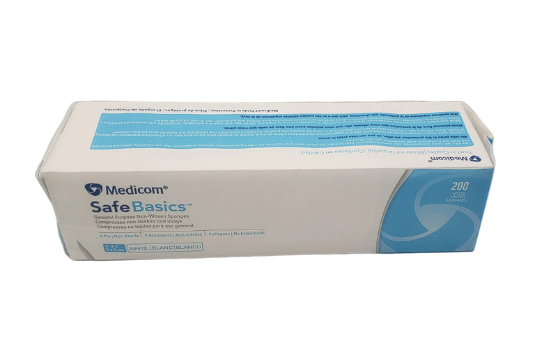 Medicom® SafeBasics® Non-Woven Sponges