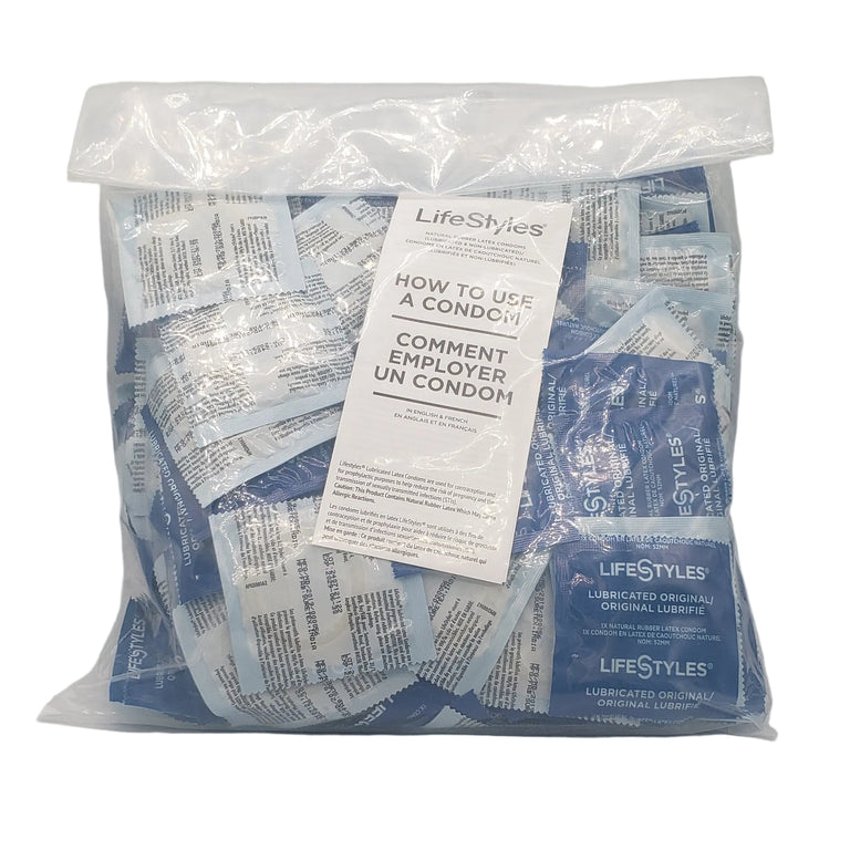 Lifestyles Latex Lubricated Condoms - Box of 144