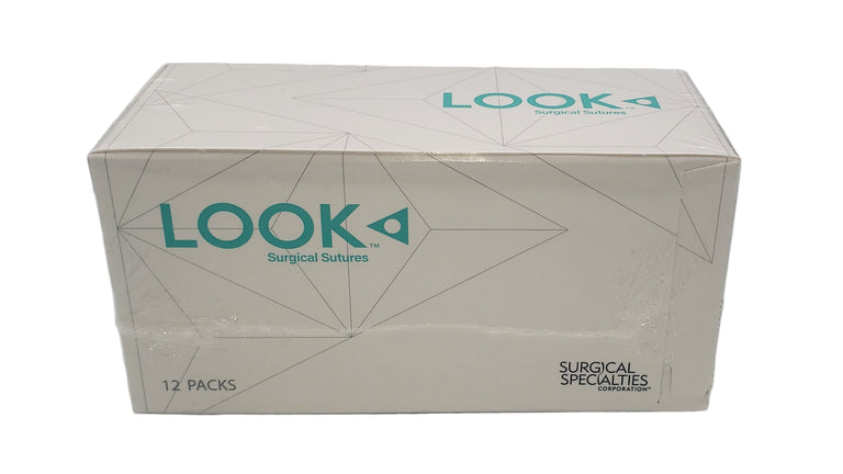 LK922B Look™ Non Absorbable Nylon Suture C6 Reverse Cut, 4-0 18mm