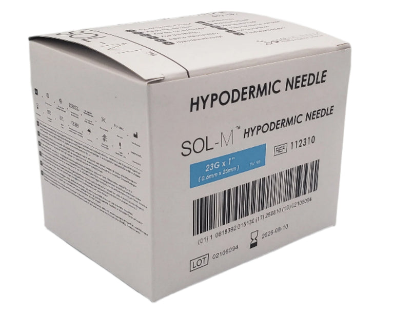 SOL-M Hypodermic Needle 23G x 1