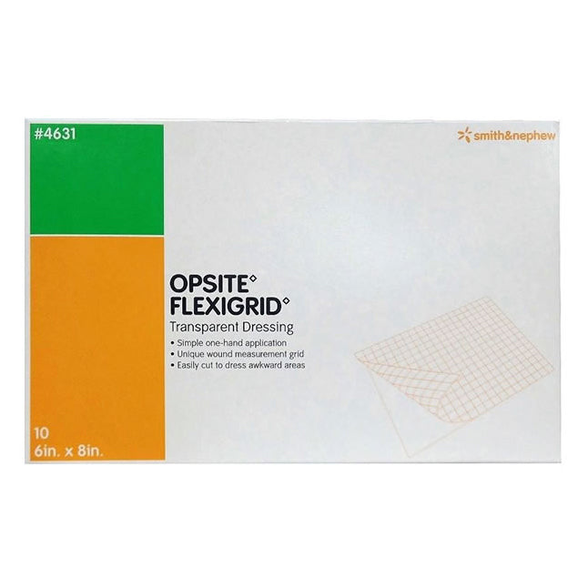 OPSITE 4631 FLEXIGRID™ Transparent Adhesive Film Dressing 15cm x 20cm