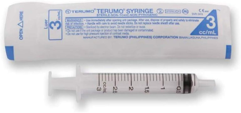 3ml Sterile Terumo Syringe Luer Lok