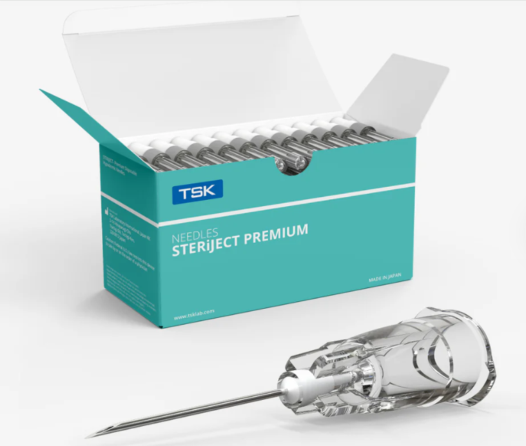 TSK PRC Needle Control Hub 30G x 13mm ( PRC-30013I ) Box of 100