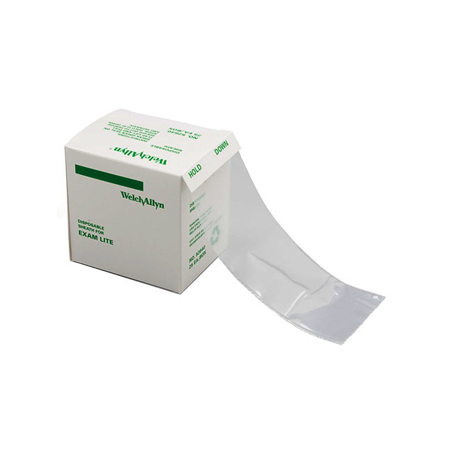 Welch Allyn Sheath 52640 | Green Series Exam Light III and IV | Disposable | Case of 125