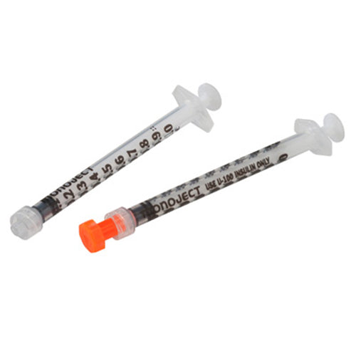 Monoject 1mL Insulin Syringe | No Needle | U-100 | Luer Lock Tip  | Box of 60