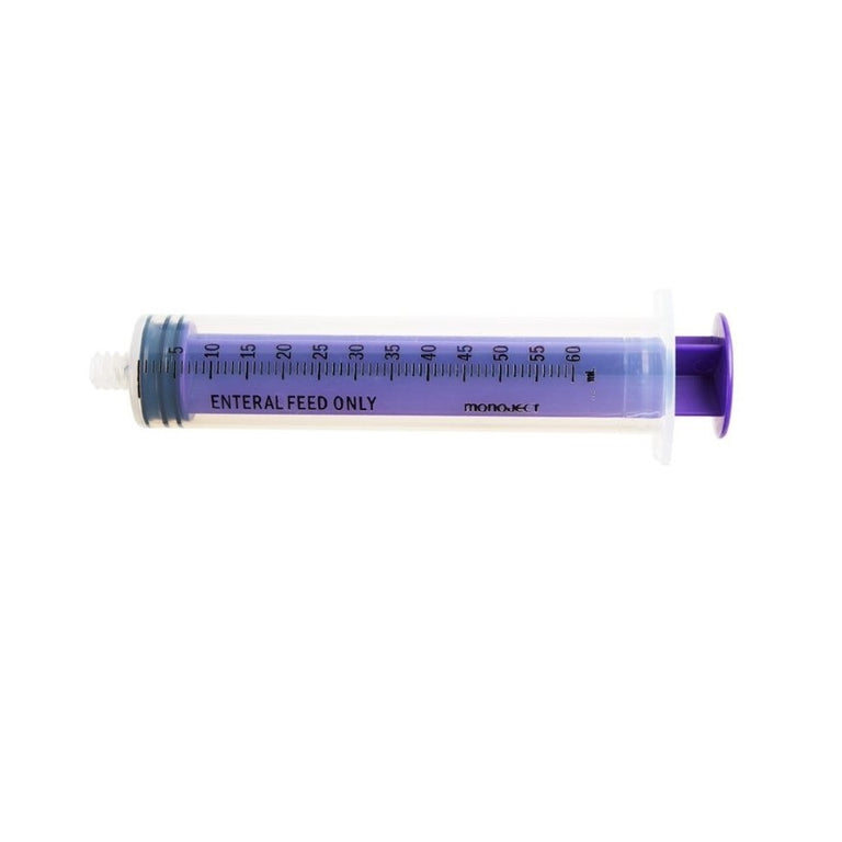 Monoject™ Enteral Syringe 460SE | 60 mL ENFit™ | Sterile | Box of 30