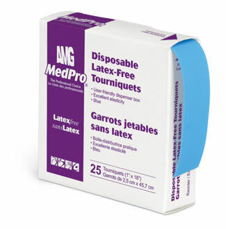 MedPro™ Disposable Latex-Free Tourniquets 
25 Tourniquets/ Box