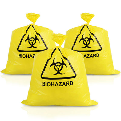 Medegen Yellow Biohazard Bag 22" x 19"